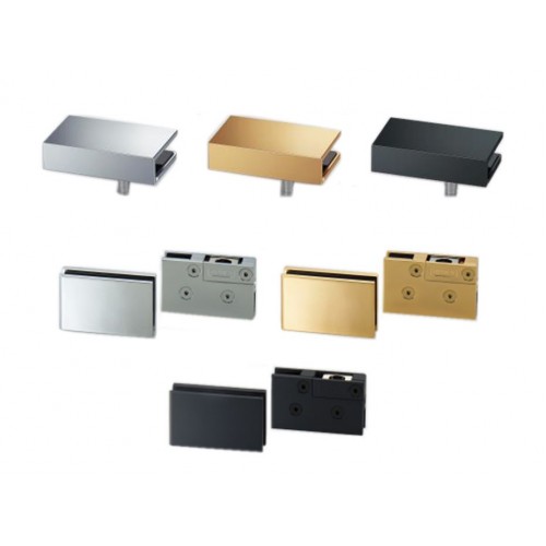 Inset Glass Hinge (With Bracket)